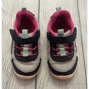 Stride Rite 360 Pink & Navy Blue Little Girl Toddler Shoes, Size 6